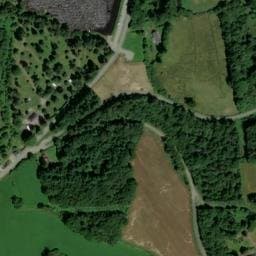 Vue satellite de Camping municipal de l'Étang de Méouze à Saint-Oradoux-de-Chirouze