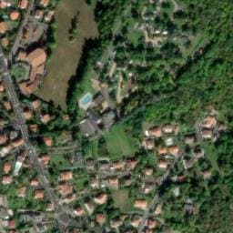 Vue satellite de Camping Le Chanset à Romagnat