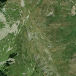 Vue satellite de Cabane des Trois Moineaux à Hauteluce