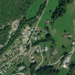 Vue satellite de Camping municipal à Tours-en-Savoie