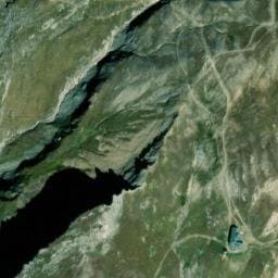 Vue satellite de Refuge de la Croix du Bonhomme à Les Contamines-Montjoie