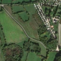 Vue satellite de Camping l’Île aux Perdrix à Salagnon