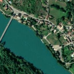 Vue satellite de Camping à Conzieu à Conzieu