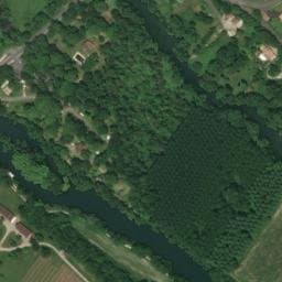 Vue satellite de Camping de Cognac à Val-de-Cognac