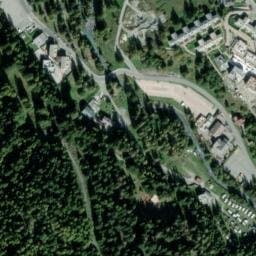 Vue satellite de Camping Rutor à Montvalezan