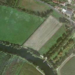 Vue satellite de Camping Municipal La Fontaine du Pré Saint-Jean à Brives-sur-Charente
