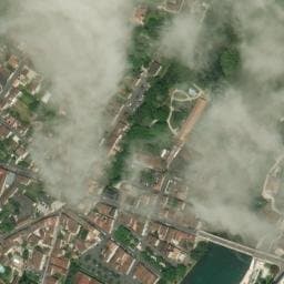 Vue satellite de Parking Avenue Lattre de Tassigny à Cognac