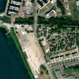 Vue satellite de Camping International du Sierroz à Aix-les-Bains