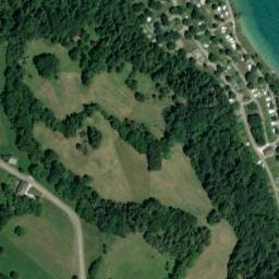 Vue satellite de Camping "L'Ile du Chéran" à Lescheraines