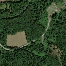 Vue satellite de Camping municipal à Sornac