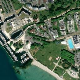 Vue satellite de Camping Le Pêcheur à Aix-les-Bains