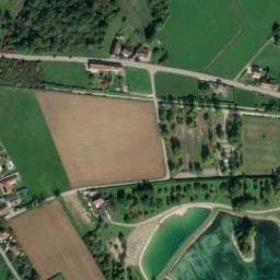 Vue satellite de Aire Trept, Les 3 lacs du soleil à Salagnon