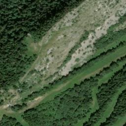 Vue satellite de Aire de bivouac (2) à Montcel