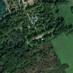 Vue satellite de Camping Les 3 Lacs du Soleil à Salagnon