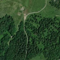 Vue satellite de Cabanes du col de Chérel à Jarsy