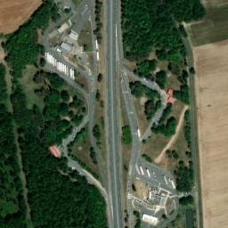 Vue satellite de Aire de camping-car à Saint-Paul-d'Uzore à Saint-Paul-d'Uzore