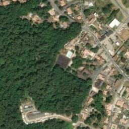 Vue satellite de Parking du Centre à Saint-Augustin