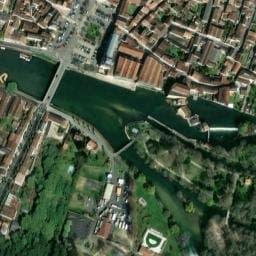 Vue satellite de Aire de camping-car de Jarnac à Saint-Même-les-Carrières