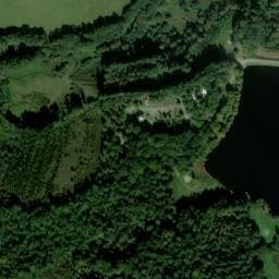 Vue satellite de Camping Municipal de l'Enclose à Peyrelevade