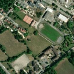 Vue satellite de Camping municipal à Morestel