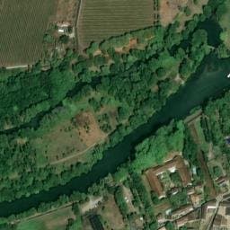 Vue satellite de Camping du Port à Saint-Même-les-Carrières