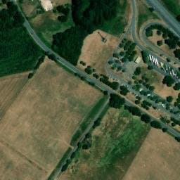 Vue satellite de Aire de Briance Ligoure (2) à Glanges