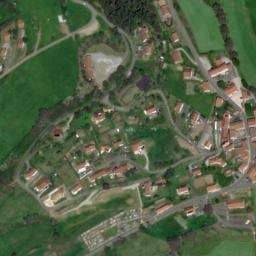 Vue satellite de Aire de stationnement camping-car Sauvain à Saint-Georges-en-Couzan