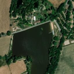 Vue satellite de Camping municipal de la Lande à Janailhac
