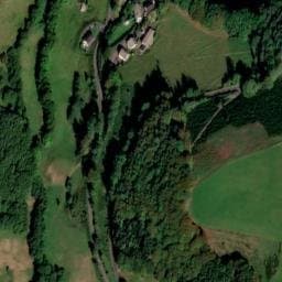 Vue satellite de Camping de la ferme des Planchettes à Orcival