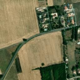 Vue satellite de Aire de camping-cars Hiersac à Hiersac