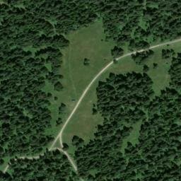 Vue satellite de Cabane de Larcoutier à Les Déserts