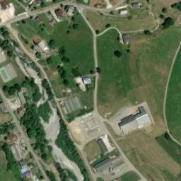 Vue satellite de Emplacements de camping La Compôte à Sainte-Reine