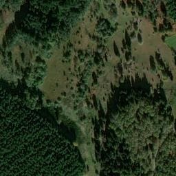 Vue satellite de Cabane des sources de la Vienne à Millevaches
