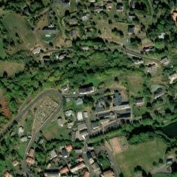 Vue satellite de Aire de camping-car d'Aydat à Aurières