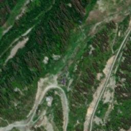 Vue satellite de Partie hiver du Gîte des Arolles à La Bâthie