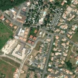 Vue satellite de La Borderie à Saint-Sulpice-de-Royan