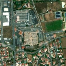 Vue satellite de Aire Camping-Car Montrond-les-Bains à Boisset-lès-Montrond
