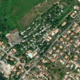 Vue satellite de Camping Les Ormeaux à Saint-Sulpice-de-Royan