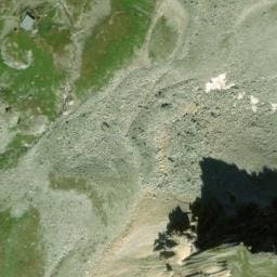 Vue satellite de Refuge de Presset à Les Chapelles