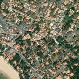 Vue satellite de Parking place du 11 novembre à Saint-Palais-sur-Mer