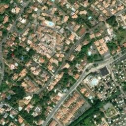 Vue satellite de Flower Camping - Le Nauzan Plage à Vaux-sur-Mer