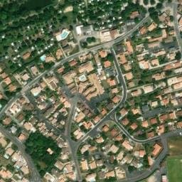 Vue satellite de Camping Val-Vert à Saint-Sulpice-de-Royan