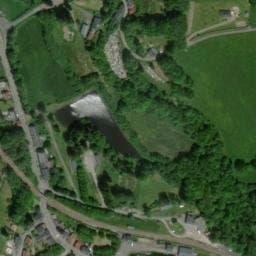Vue satellite de Camping municipal de Lacelle à Viam