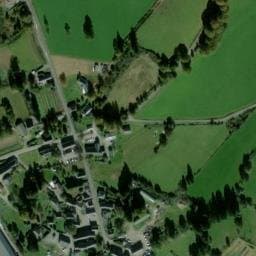 Vue satellite de Aire de bivouac de la Maison du Parc Naturel Régional de Millevaches à Millevaches