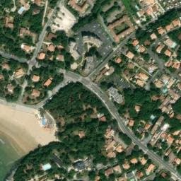 Vue satellite de Parking de Nauzan à Vaux-sur-Mer