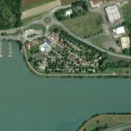 Vue satellite de Camping :  L'Ile de la Comtesse à Murs-et-Gélignieux