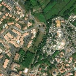Vue satellite de Camping Campéole Pontaillac plage à Saint-Sulpice-de-Royan