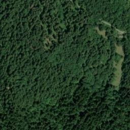 Vue satellite de Fontaine de la chapelle de Bellevaux à École