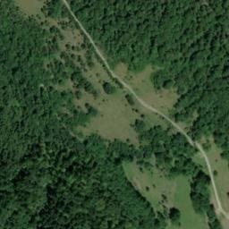 Vue satellite de Cabane du village ruiné de La Chapelle à École