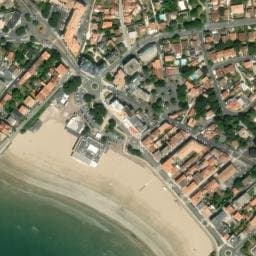 Vue satellite de Parking Avenue de Paris à Vaux-sur-Mer